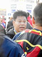 大阪マラソンで完走したジミー大西＝大阪市内