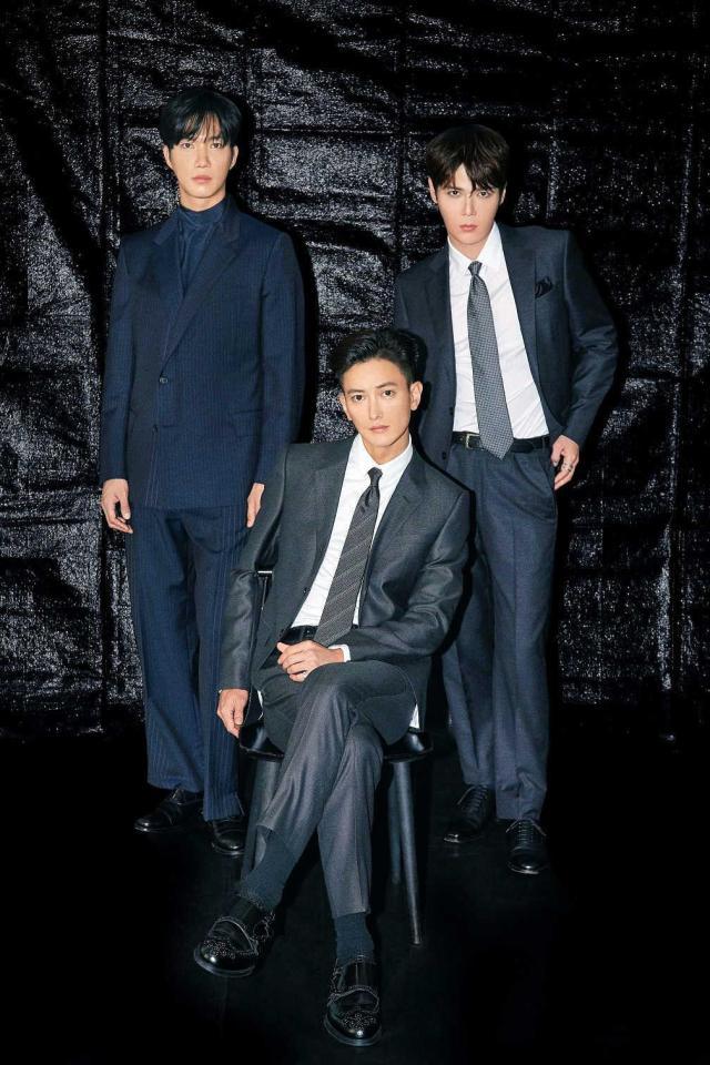 　初のデジタル写真集をリリースするＦｕｎｋｙ　Ｇａｌａｘｙの（左から）ゴニル、グァンス、ジヒョク