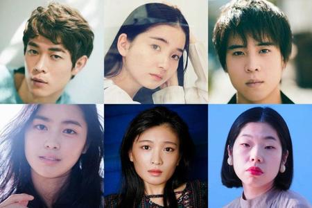 レプロから参加する（上段左から）宮沢氷魚　福地桃子　堀家一希（下段左から）植田雅　山崎果倫　うらじぬの 