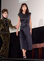 　登壇する後藤久美子＝東京・丸の内ピカデリー（撮影・金田祐二）