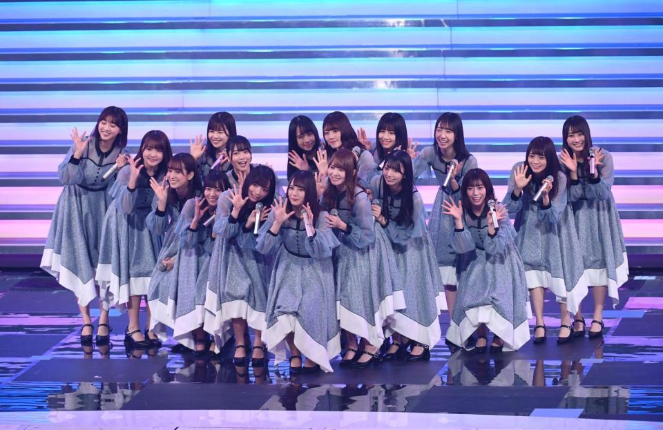 リハーサルを行う日向坂４６＝ＮＨＫホール