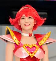 　製作発表イベントに出席した上西恵＝都内