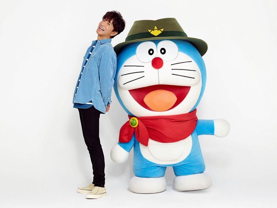 　ドラえもんと共演する木村拓哉＝写真はすべて（Ｃ）藤子プロ・小学館・テレビ朝日・シンエイ・ＡＤＫ　２０２０