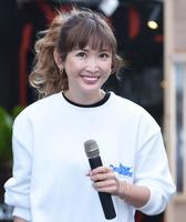 イベントに登場した紗栄子＝東京・ＣＯＭＭＵＮＥ（撮影・開出牧）