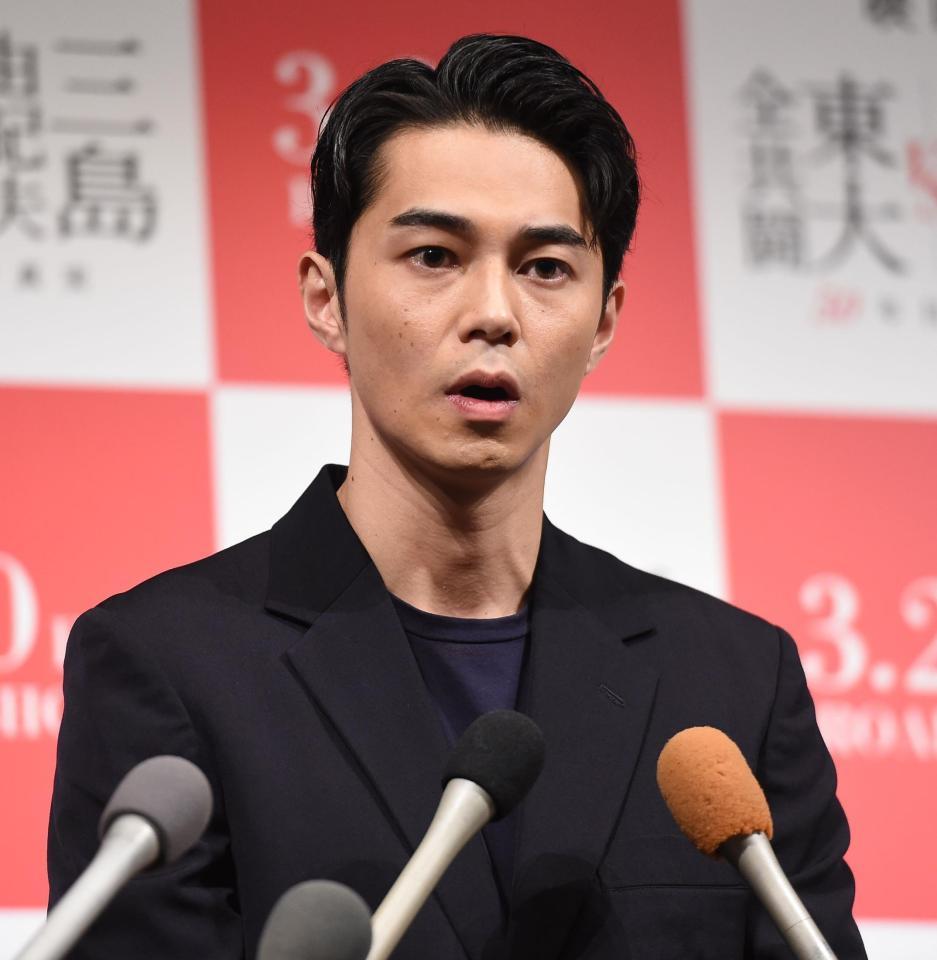 イベント後、不倫騒動について謝罪する東出昌大＝東京・スペースＦＳ汐留（撮影・開出牧）