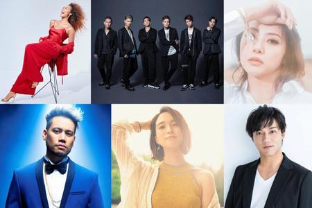 　“春ソングライブ”に出演する（上段左から）Ｃｒｙｓｔａｌ　Ｋａｙ、ＤＥＥＰ　ＳＱＵＡＤ、Ｄｒｅａｍ　Ｓｈｉｚｕｋａ（下段同）ＪＡＹ’ＥＤ、Ｌｅｏｌａ、小澤雄太