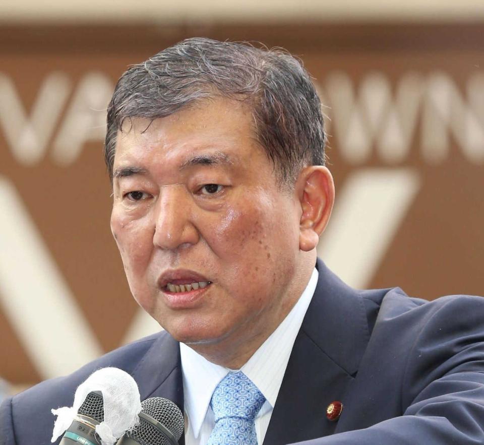 　自民党の石破茂元幹事長