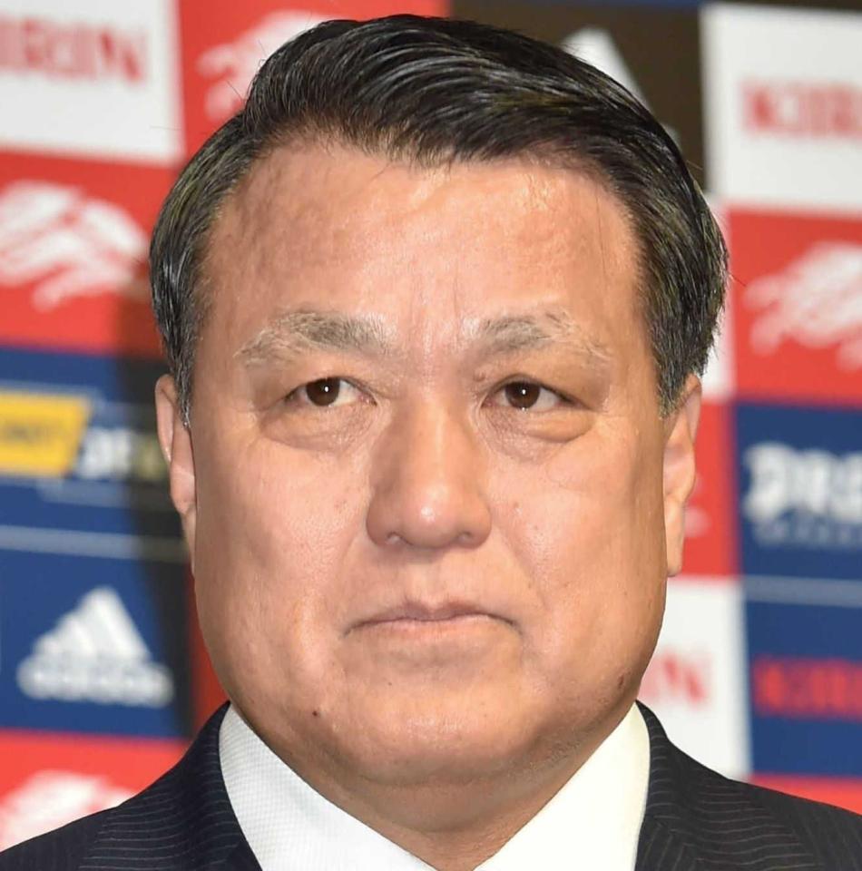 　日本サッカー協会の田嶋幸三会長