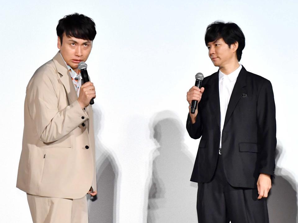 　アンジャッシュの児嶋一哉（左）と渡部建