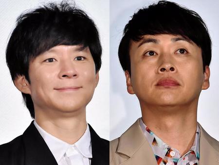 アンジャッシュの渡部建（左）と児嶋一哉