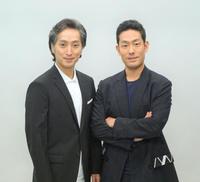 　取材会を行った中村七之助（左）と中村勘九郎