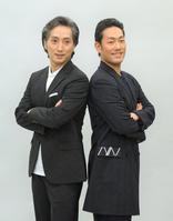　取材会を行った中村七之助（左）と中村勘九郎