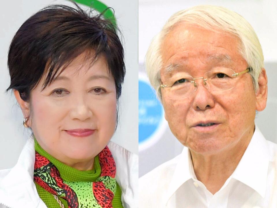 小池百合子東京都知事、井戸敏三兵庫県知事