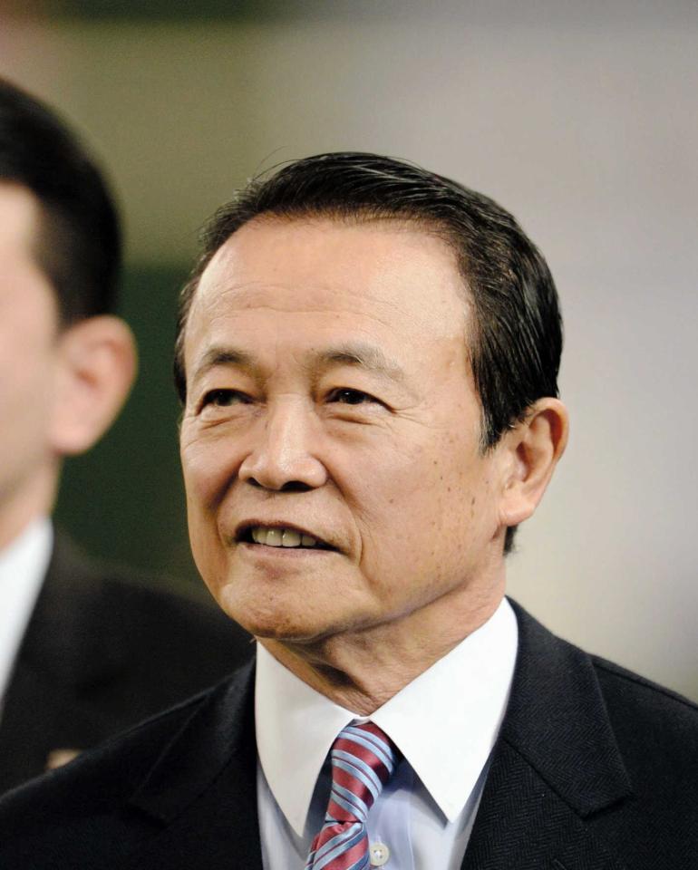 　麻生太郎副総理兼財務相