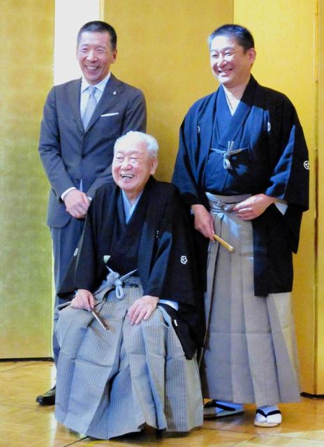 91歳三遊亭金翁 金馬と父子W襲名 永遠のライバル歌丸さんに負けたく