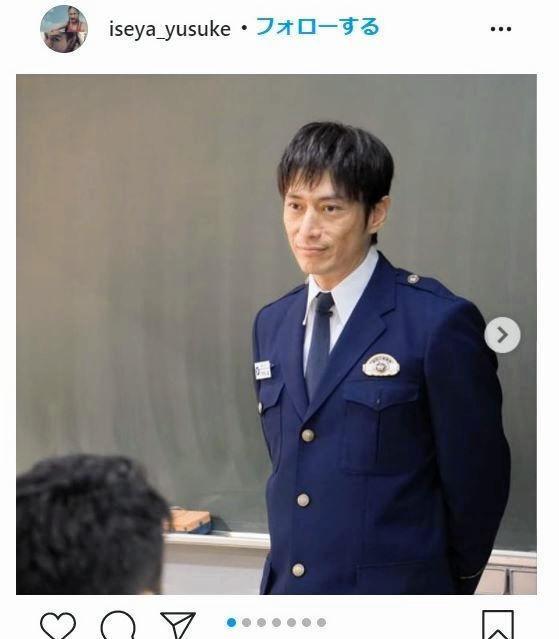 伊勢谷友介 ドラマ 未満警察 の感謝をインスタに 警察学校教官役の写真とともに 芸能 デイリースポーツ Online