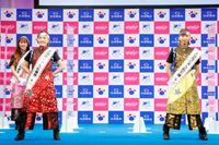 ももいろクローバーＺの（左から）佐々木彩夏、百田夏菜子、玉井詩織