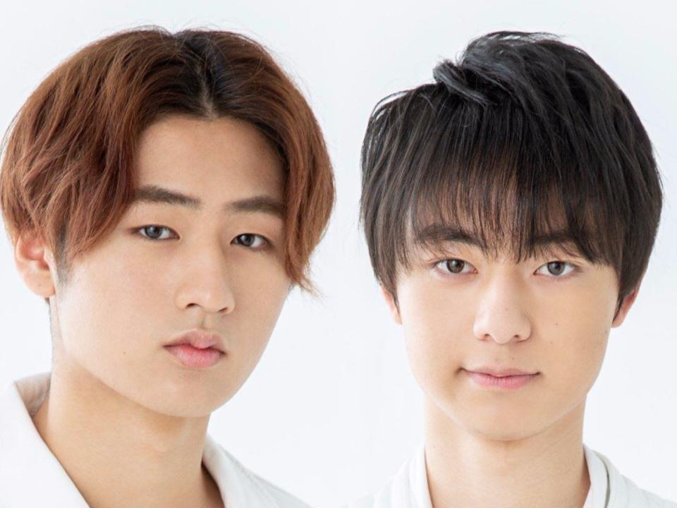 ＨｉＨｉ　Ｊｅｔｓの猪狩蒼弥（左）と作間龍斗