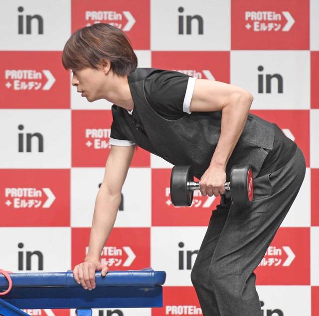 櫻井翔 ｃｍで体作り ダンベルには苦戦 重い 芸能 デイリースポーツ Online