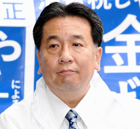 　立憲民主党・枝野幸男代表
