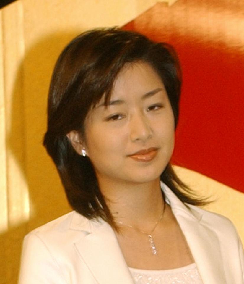 　膳場貴子アナウンサー＝２００３年撮影