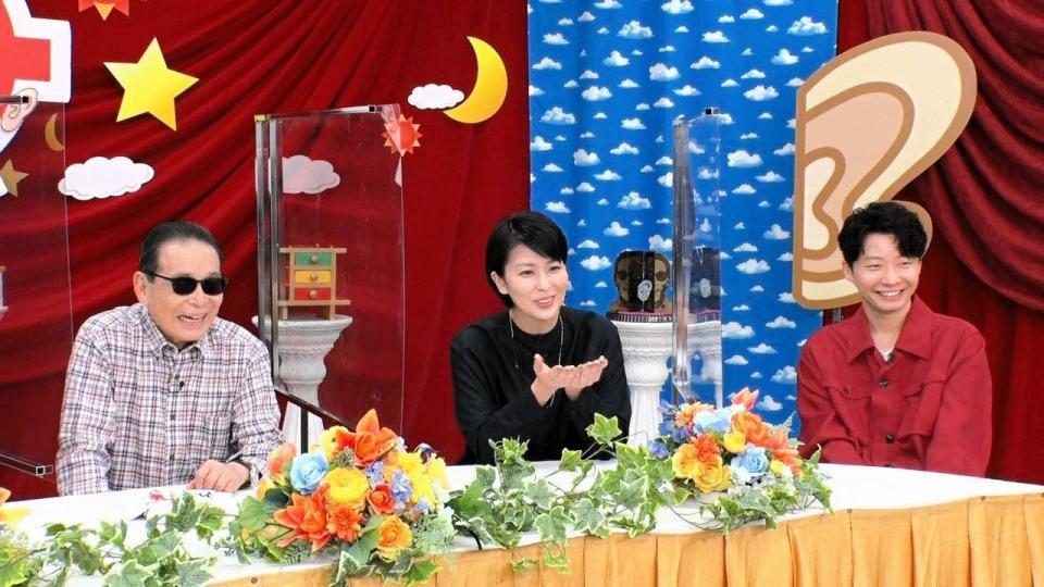 半年ぶりに復活した空耳アワー（左から）タモリ、松たか子、星野源＝（Ｃ）テレビ朝日