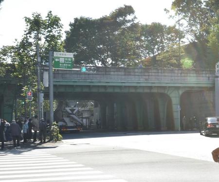 伊藤健太郎容疑者が事故を起こした現場付近＝渋谷区（撮影・金田祐二）