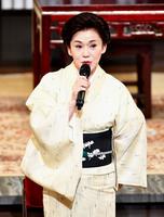 舞台の初日前会見で意気込みを語る大竹しのぶ＝東京・新橋演舞場（撮影・伊藤笙子）