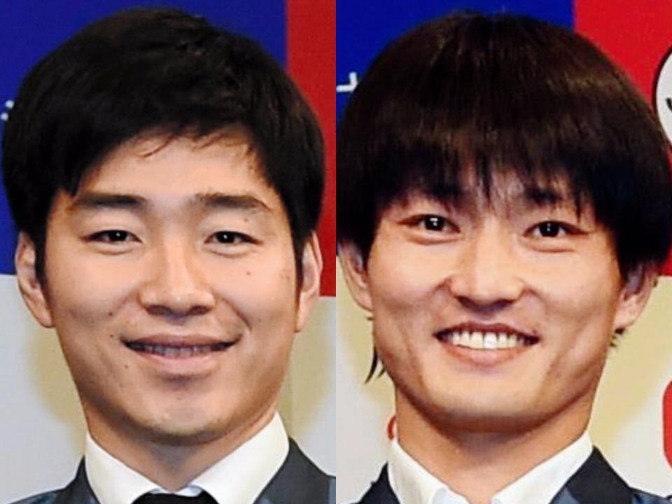 ジャルジャルの後藤淳平（左）と福徳秀介