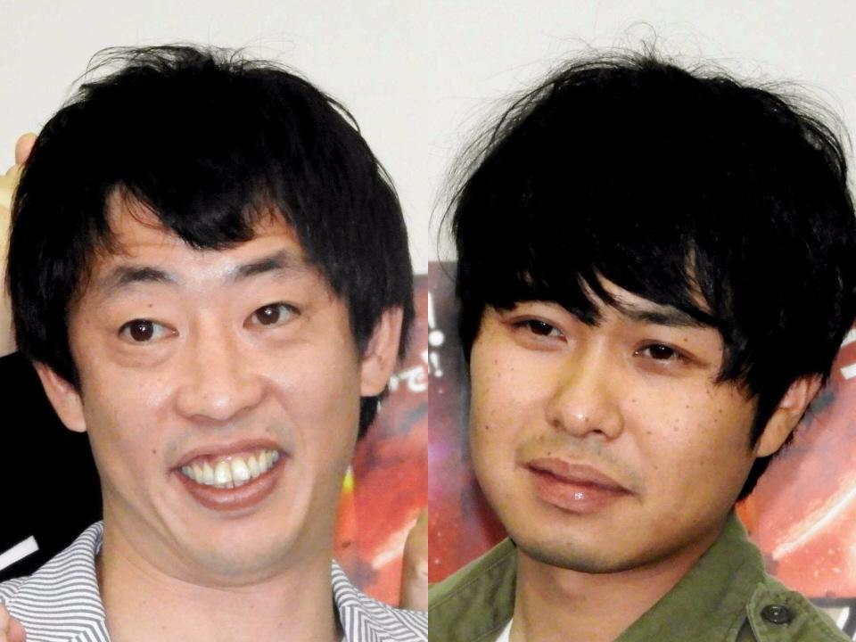 さらば青春の光・森田哲矢（左）と東ブクロ