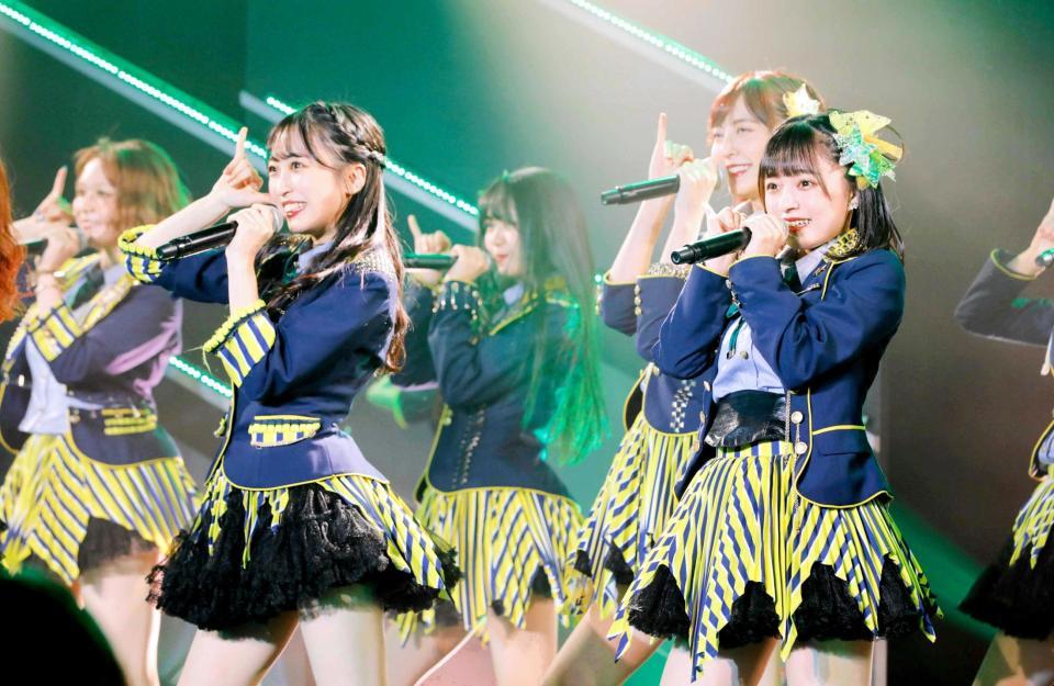 　新劇場のオープン記念公演を行ったＨＫＴ４８＝福岡市内