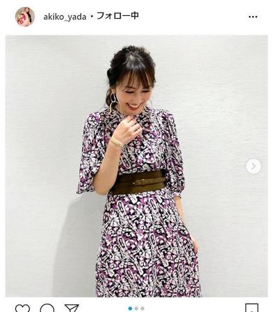 矢田亜希子のインスタグラム＠ａｋｉｋｏ＿ｙａｄａより