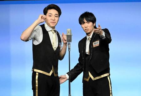 「つ～ゆ～」の福田悠太（左）と辰巳雄大（Ｃ）Ｍ-１グランプリ事務局
