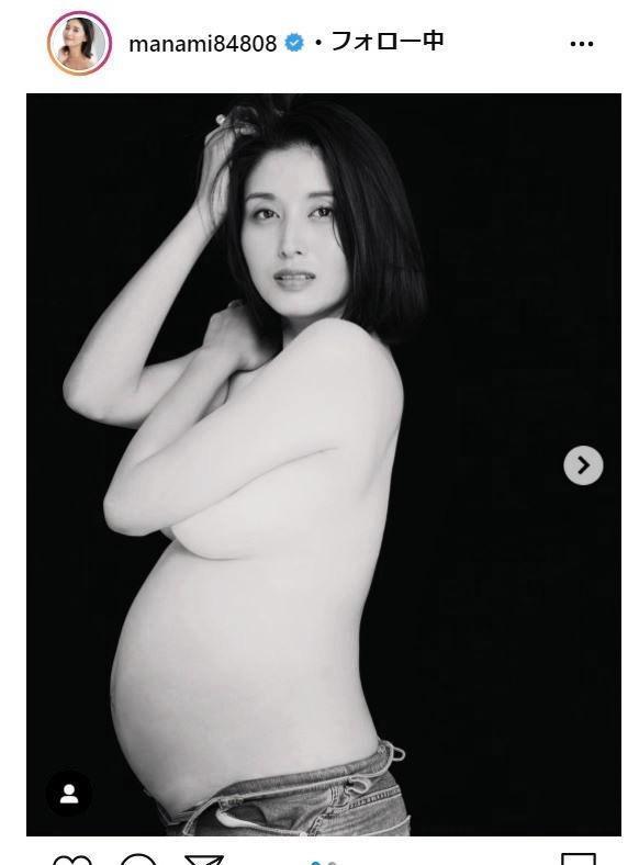 橋本マナミ マタニティフォトを投稿 妊娠９カ月のとき フォロワー 綺麗です 芸能 デイリースポーツ Online