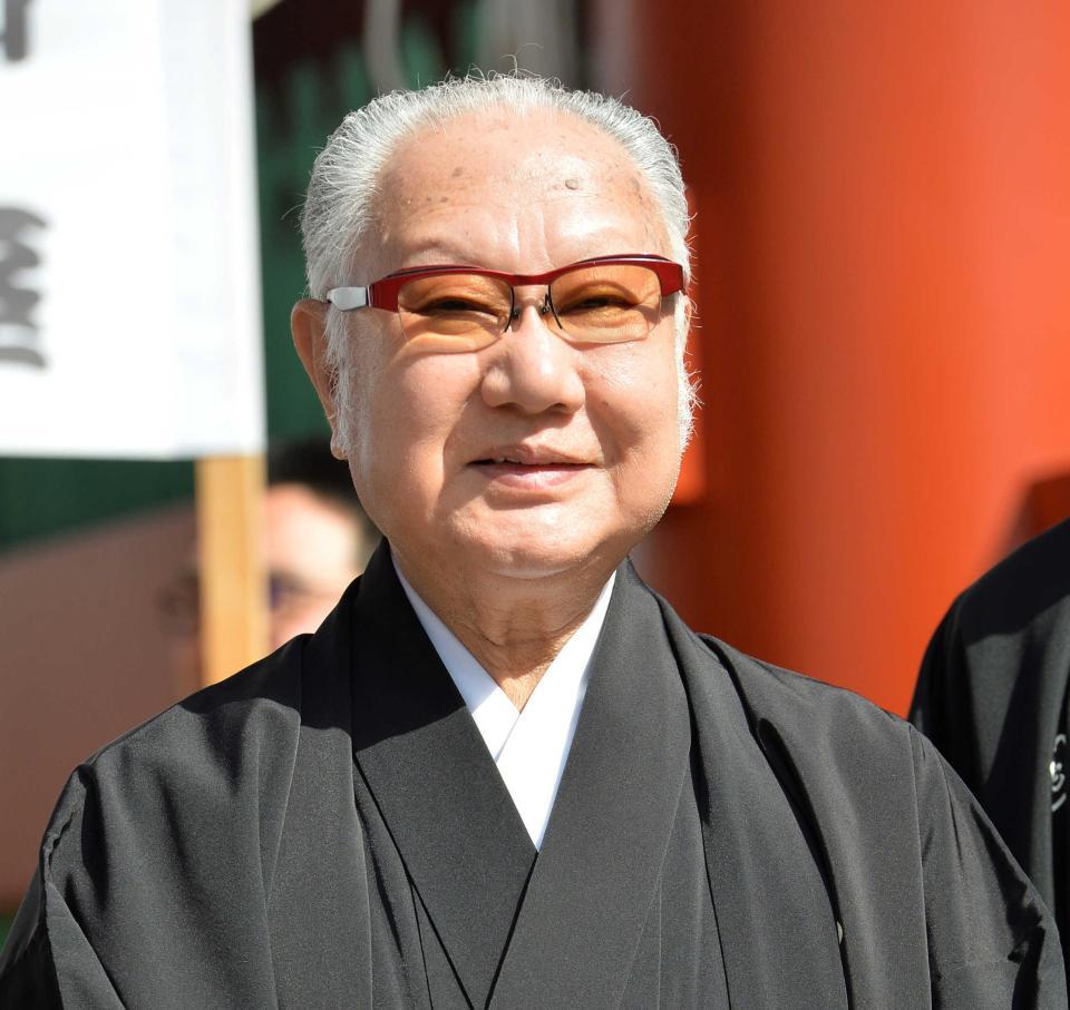 坂田藤十郎さん（２０１５年２月撮影）