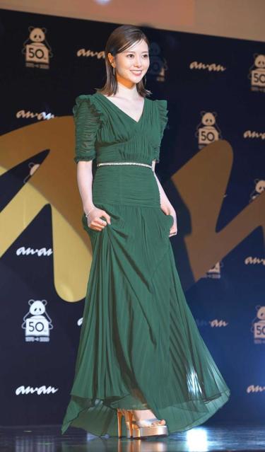 【白石麻衣さん着用】セルフポートレート　Vネックグリーンシフォンミディドレス 白石麻衣さん着用】セルフポートレート Vネックグリーンシフォンミディ