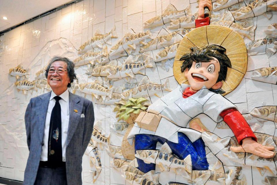 矢口高雄　水墨画　イカ 矢口高雄 水墨画 イカ （釣りキチ三平― 矢口高雄版画展 | 八重洲
