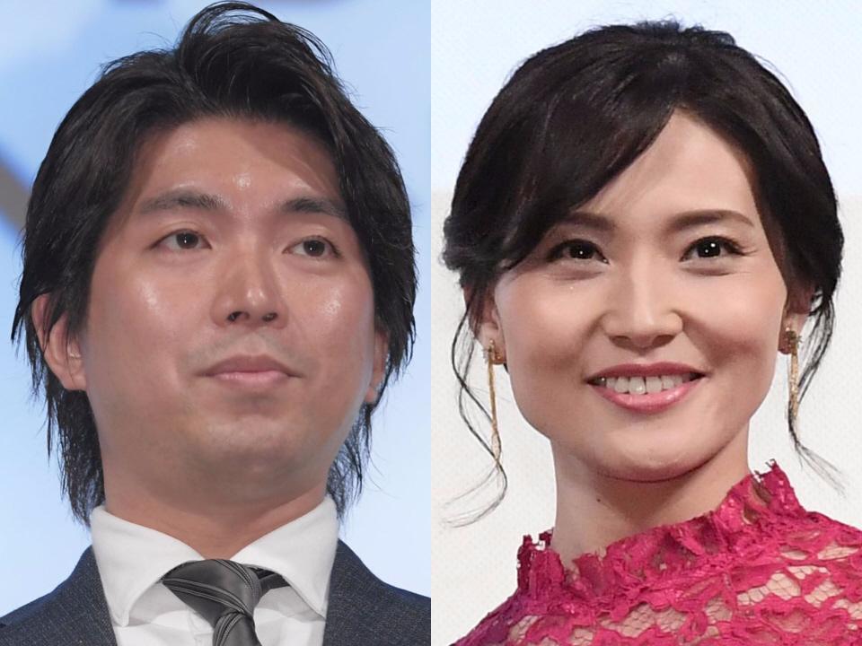 宮崎謙介氏（左）と金子恵美氏