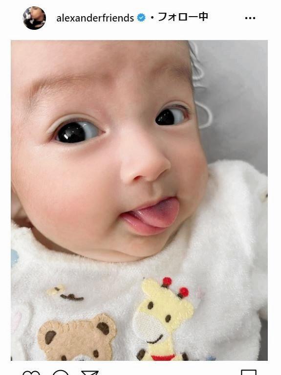 アレク 赤ちゃんのテヘペロ写真撮った フォロワー絶賛 可愛すぎる 芸能 デイリースポーツ Online