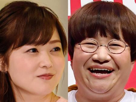 日本テレビ・水卜麻美アナウンサー（左）とハリセンボン・近藤春菜