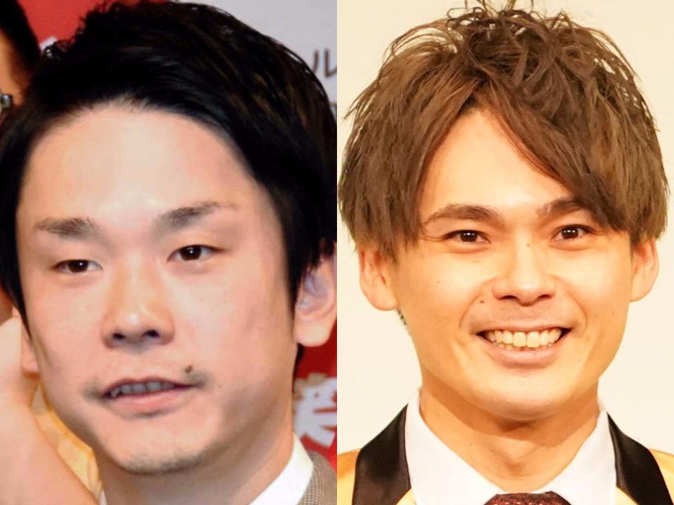 かまいたち・濱家隆一（左）と祇園・木崎太郎