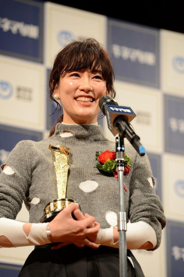 　「キネマ旬報ベスト・テン」の授賞式に出席した主演女優賞の水川あさみ