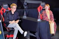 田村淳（左）と矢口真里（写真提供・ＭＢＳ）