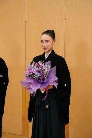 宝塚音楽学校１０７期卒業式で成績上位の門間さや香さん