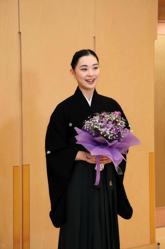 宝塚音楽学校１０７期卒業式で成績上位の遠藤杏紗さん