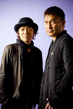 ｃｌａｓｓ時代のＫＯＳＯ（右）と津久井克行さん　