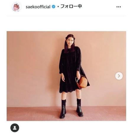 紗栄子 全身黒できめた！シモーネロシャとH＆M、クロエ…「きゃっわいい」の声/芸能/デイリースポーツ online