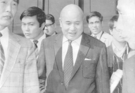 東京スタジアム会長の小佐野賢治氏＝１９７２年