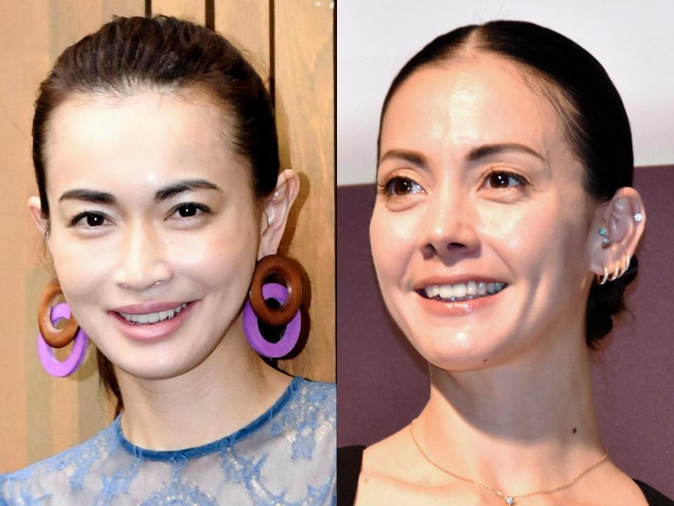 　長谷川京子（左）と土屋アンナ