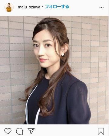 　小沢真珠のインスタグラム＠ｍａｊｕ＿ｏｚａｗａより